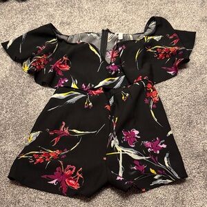 Leith floral romper - resortwear, tropical